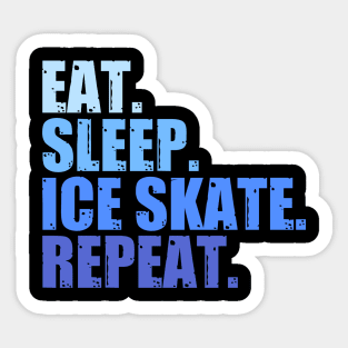 Ice Skating Funny Quote Sticker